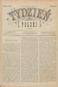 Tydzień Polski. R.7, T.10, nr 2 (11 stycznia 1880)