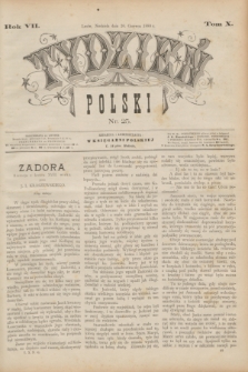 Tydzień Polski. R.7, T.10, nr 25 (20 czerwca 1880)