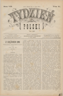 Tydzień Polski. R.7, T.11, nr 28 (11 lipca 1880)