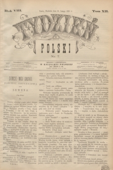 Tydzień Polski. R.8, T.12, nr 7 (13 lutego 1881)