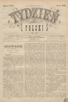 Tydzień Polski. R.8, T.12, nr 20 (15 maja 1881)