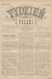 Tydzień Polski. R.8, T.12, nr 21 (22 maja 1881)