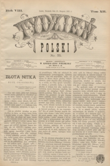 Tydzień Polski. R.8, T.12, nr 35 (28 sierpnia 1881)
