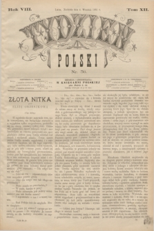 Tydzień Polski. R.8, T.12, nr 36 (4 września 1881)