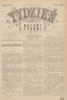 Tydzień Polski. R.8, T.12, nr 39 (25 września 1881)