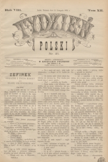 Tydzień Polski. R.8, T.12, nr 46 (13 listopada 1881)