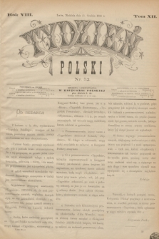 Tydzień Polski. R.8, T.12, nr 52 (25 grudnia 1881) + wkładka