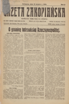 Gazeta Zakopiańska.R.2, nr 17 (15 stycznia 1922)