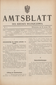 Amtsblatt des Kreises Włoszczowa.1916, Nr. 2 (26 Januar)