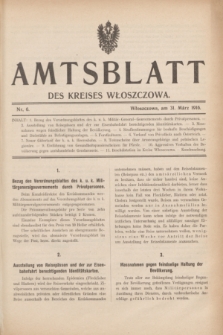 Amtsblatt des Kreises Włoszczowa.1916, Nr. 6 (31 März)