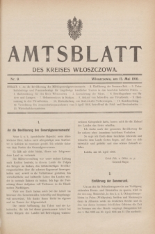 Amtsblatt des Kreises Włoszczowa.1916, Nr. 9 (15 Mai)