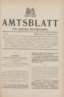 Amtsblatt des Kreises Włoszczowa.1916, Nr. 24 (1 Dezember)