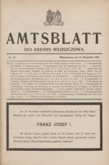 Amtsblatt des Kreises Włoszczowa.1916, Nr. 25 (15 Dezember)