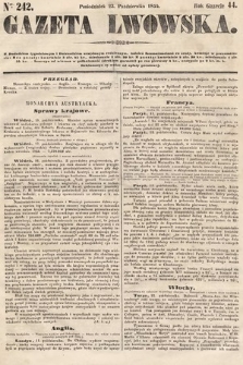 Gazeta Lwowska. 1854, nr 242
