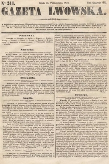 Gazeta Lwowska. 1854, nr 244