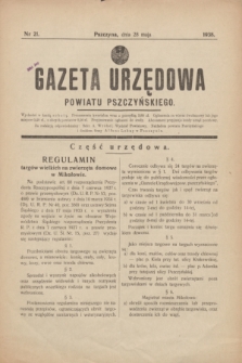 Gazeta Urzędowa Powiatu Pszczyńskiego.1938, nr 21 (28 maja)