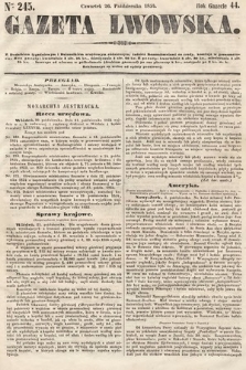 Gazeta Lwowska. 1854, nr 245