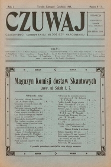 Czuwaj : czasopismo tarnowskiej młodzieży harcerskiej. 1919, nr 6-7 |PDF|