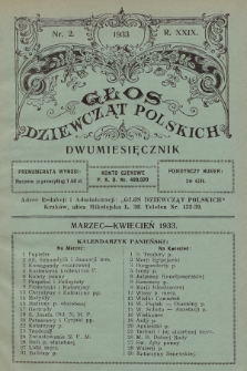 Głos Dziewcząt Polskich. R. 29. 1933, nr 2 |PDF|