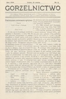Gorzelnictwo. 1909, nr 6 |PDF|