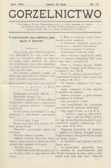 Gorzelnictwo. 1909, nr 13 |PDF|
