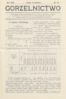 Gorzelnictwo. 1909, nr 15 |PDF|