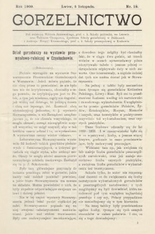 Gorzelnictwo. 1909, nr 18 |PDF|
