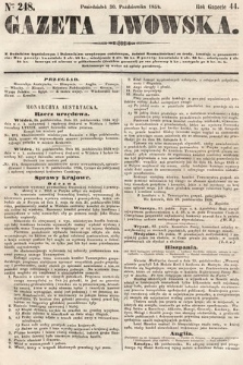 Gazeta Lwowska. 1854, nr 248