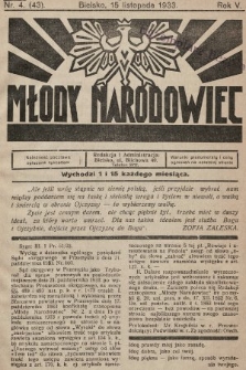 Młody Narodowiec. 1933, nr 4 |PDF|