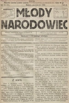 Młody Narodowiec. 1934, nr 16 |PDF|