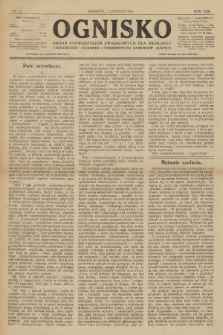 Ognisko : czasopismo dla spraw drukarskich i pokrewnych zawodów. R. 22. 1918, nr 3 |PDF|