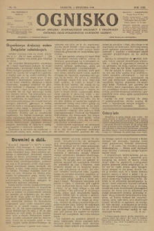 Ognisko : czasopismo dla spraw drukarskich i pokrewnych zawodów. R. 22. 1918, nr 15 |PDF|