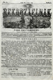 Rękodzielnik : pismo dwutygodniowe. 1869, nr 5 |PDF|