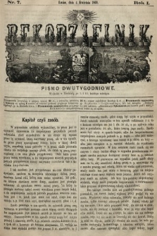Rękodzielnik : pismo dwutygodniowe. 1869, nr 7 |PDF|