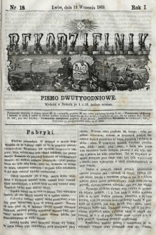 Rękodzielnik : pismo dwutygodniowe. 1869, nr 18 |PDF|