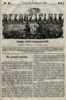 Rękodzielnik : pismo dwutygodniowe. 1869, nr 22 |PDF|