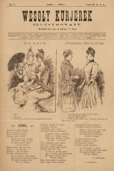 Wesoły Kurjerek : illustrowany. 1896, nr 2 |PDF|
