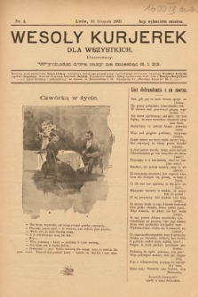 Wesoły Kurjerek : dla wszystkich. 1897 (Serja Wydawnictwa Zmieniona), nr 4 |PDF|