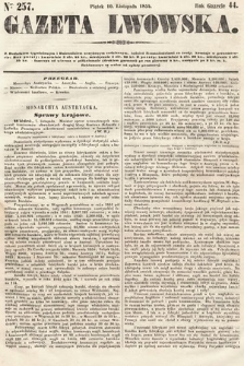 Gazeta Lwowska. 1854, nr 257