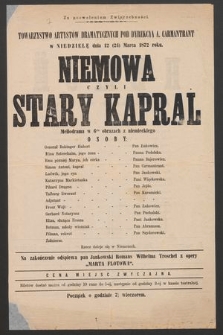 No 3 Vʺ voskresenʹe 12 (24) marta 1872 goda : Němoj, vʺ zaklûčenìe G. Ânkovskìj propoetʺ romancʺ Vilʹgelʹma Trošelʹ izʺ opery Marta