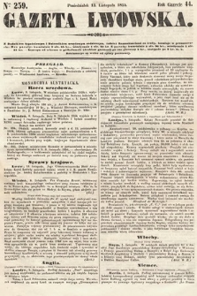 Gazeta Lwowska. 1854, nr 259