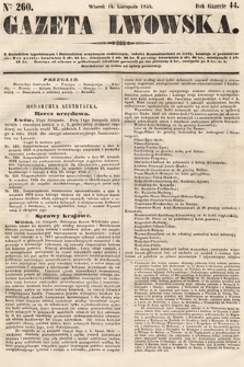 Gazeta Lwowska. 1854, nr 260