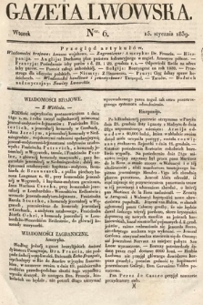 Gazeta Lwowska. 1839, nr 6