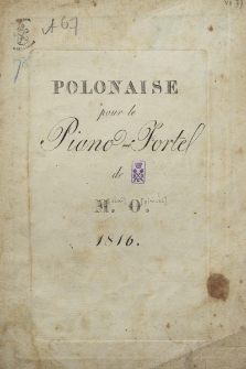 Polonaise : pour le piano-forte