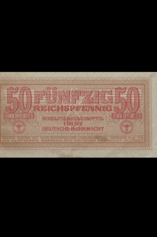 Fünfzig Reichspfennig : 50 RPF