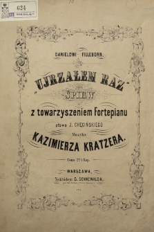 Ujrzałem raz : śpiew z towarzyszeniem fortepianu