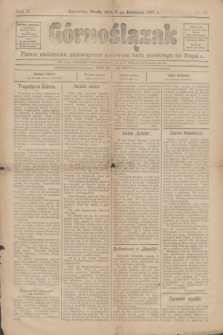 Górnoślązak : pismo codzienne, poświęcone sprawom ludu polskiego na Śląsku. R.2, nr 80 (8 kwietnia 1903)