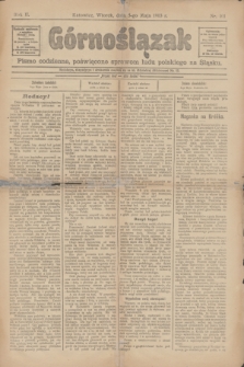 Górnoślązak : pismo codzienne, poświęcone sprawom ludu polskiego na Śląsku. R.2, nr 101 (5 maja 1903)