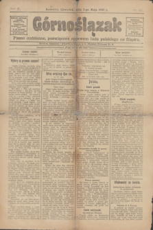 Górnoślązak : pismo codzienne, poświęcone sprawom ludu polskiego na Śląsku. R.2, nr 103 (7 maja 1903)