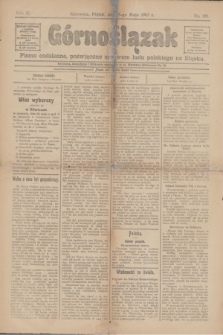 Górnoślązak : pismo codzienne, poświęcone sprawom ludu polskiego na Śląsku. R.2, nr 104 (8 maja 1903)